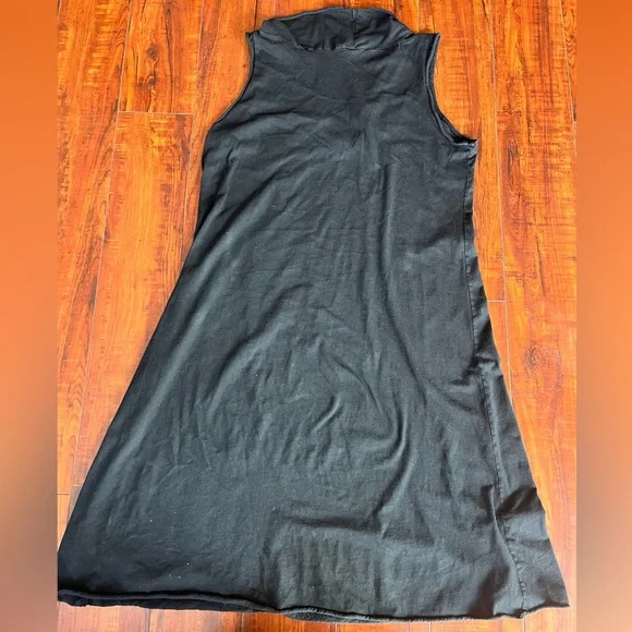 Prairie Underground Falconet sleeveless dress organic black USA lagenlook large - Picture 9 of 9